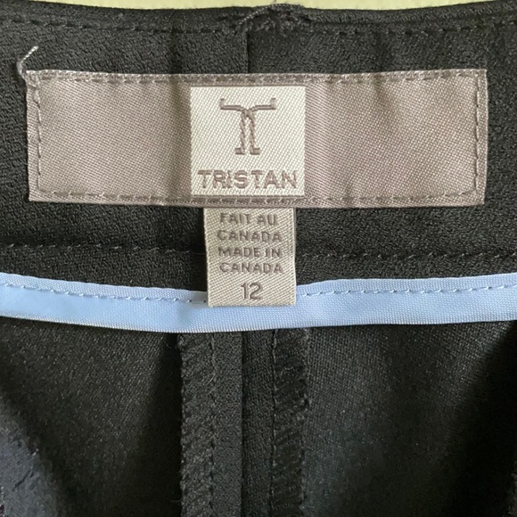 Tristan & Iseut Long Black Pants, Size 12 - Picture 5 of 13